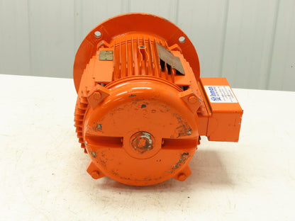 GE Tri-Clad Squirrel Cage Crane Duty AC Motor 2Hp 1150 RPM 480V 3PH 184TDZ