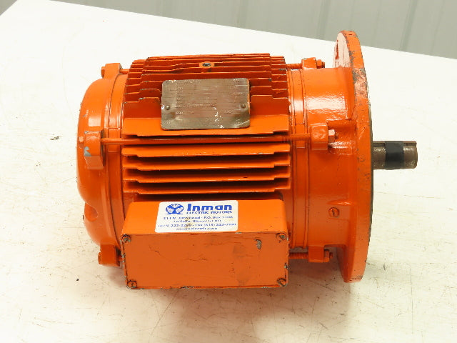GE Tri-Clad Squirrel Cage Crane Duty AC Motor 2Hp 1150 RPM 480V 3PH 184TDZ