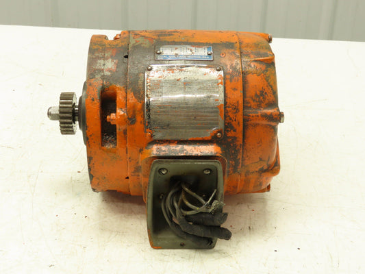 Cleveland Tramrail CIK Squirrel Cage Crane Motor 3/4Hp 1620 RPM 220/440V 3PH 182