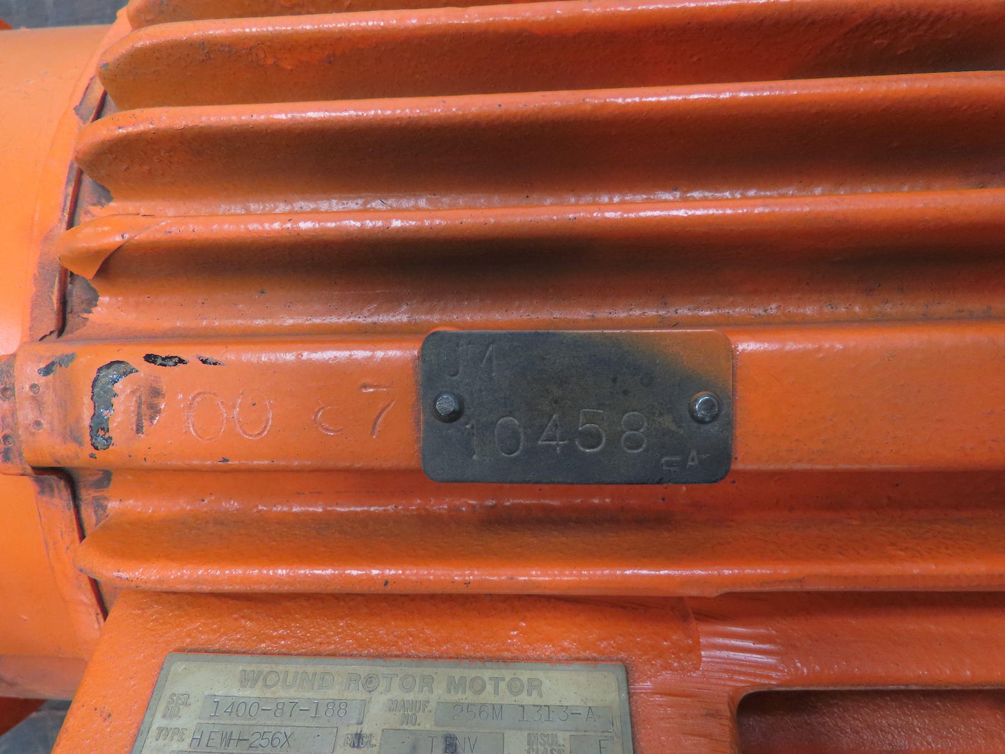 P&H HEWH-256X Wound Rotor Crane Duty AC Brake Motor 10Hp 1730 RPM 230/460V 3PH