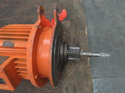 P&H HEWH-256X Wound Rotor Crane Duty AC Brake Motor 10Hp 1730 RPM 230/460V 3PH