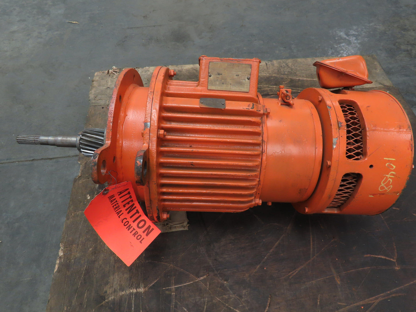P&H HEWH-256X Wound Rotor Crane Duty AC Brake Motor 10Hp 1730 RPM 230/460V 3PH
