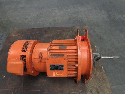 P&H HEWH-256X Wound Rotor Crane Duty AC Brake Motor 10Hp 1730 RPM 230/460V 3PH