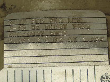 GE 5KS143SAA224 XSD Inverter Duty Crane Motor 3/4Hp 1745 RPM 230/460V 3PH 143TCZ