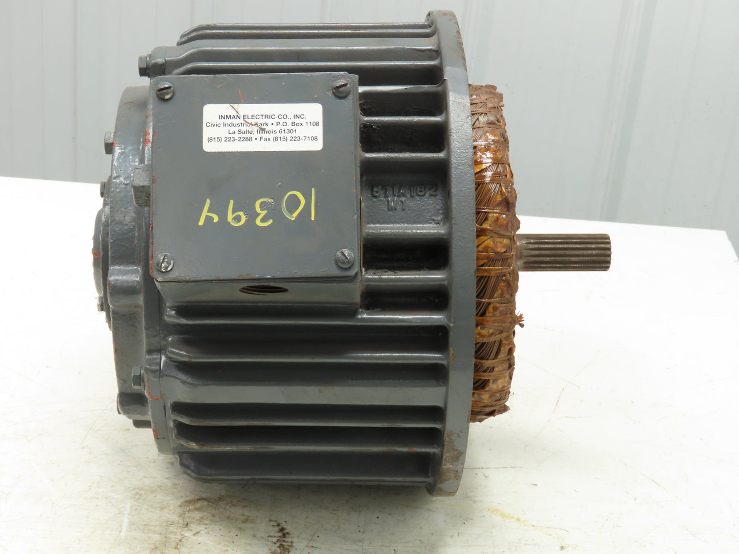 P&H Squirrel Cage Crane Duty AC Motor 2-Speed 7.5/2.5Hp 1670/535 RPM 460V 284RX