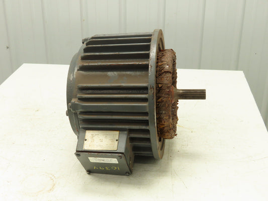 P&H Squirrel Cage Crane Duty AC Motor 2-Speed 7.5/2.5Hp 1670/535 RPM 460V 284RX