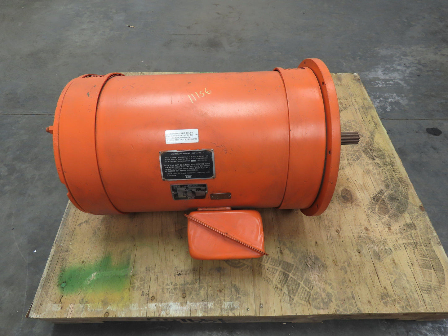 P&H HE327 Squirrel Cage Crane Duty AC Motor Multi-Speed 5-20Hp 340-1540 RPM 460V