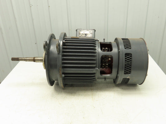 P&H HEWH-256X Wound Rotor Crane Duty AC Brake Motor 10Hp 1730 RPM 230/460V 3PH