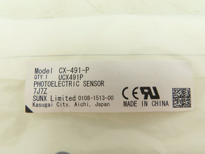 Panasonic CX-491-P Photoelectric Sensor w/ Reflector Lot of 3