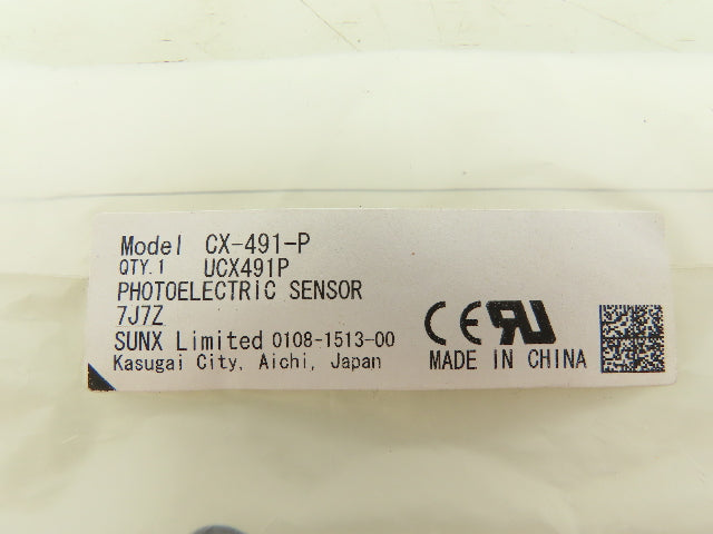 Panasonic CX-491-P Photoelectric Sensor w/ Reflector Lot of 3