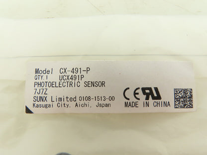 Panasonic CX-491-P Photoelectric Sensor w/ Reflector Lot of 3
