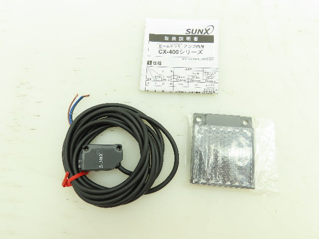 Panasonic CX-491-P Photoelectric Sensor w/ Reflector Lot of 3