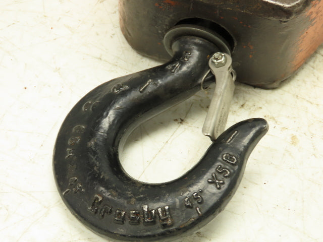 2 Ton Single Sheave Crane Hoist Swivel Hook Snatch Block 4000 Lb Load