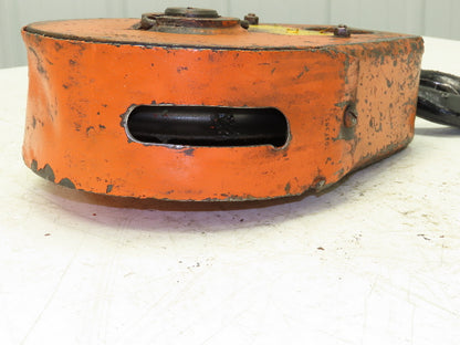 2 Ton Single Sheave Crane Hoist Swivel Hook Snatch Block 4000 Lb Load