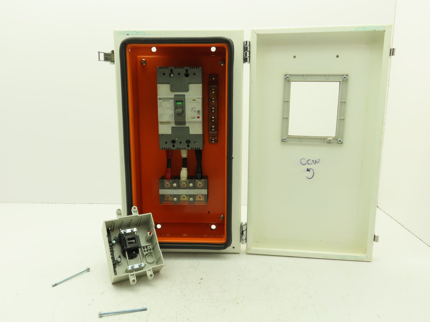 Metasol EBS103C LSIS Circuit Breaker 75A 3 Pole 125AF 480V 18x10x5" Enclosure