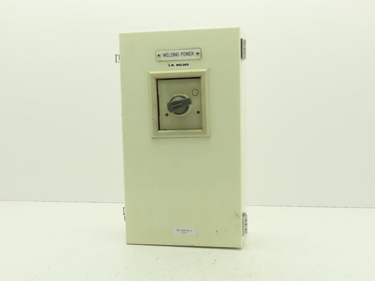 Metasol EBS103C LSIS Circuit Breaker 75A 3 Pole 125AF 480V 18x10x5" Enclosure