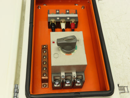 Metasol EBS103C LSIS Circuit Breaker 60A 3 Pole 125AF 480V 18x10x5" Enclosure