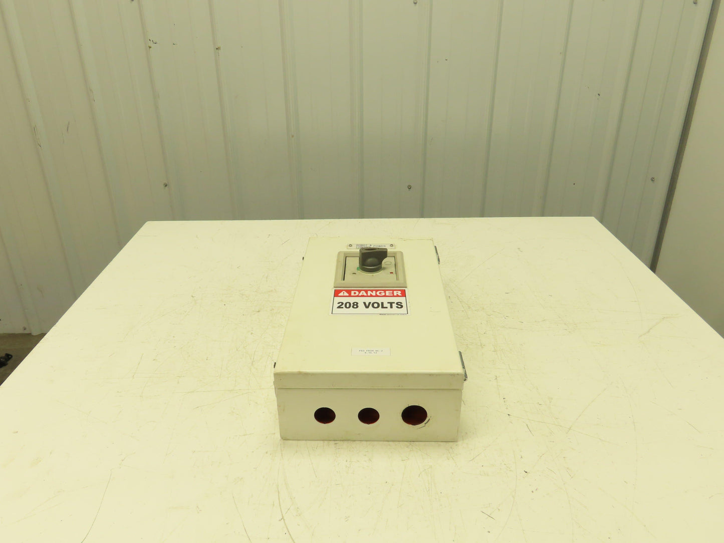 Metasol EBS103C LSIS Circuit Breaker 60A 3 Pole 125AF 480V 18x10x5" Enclosure