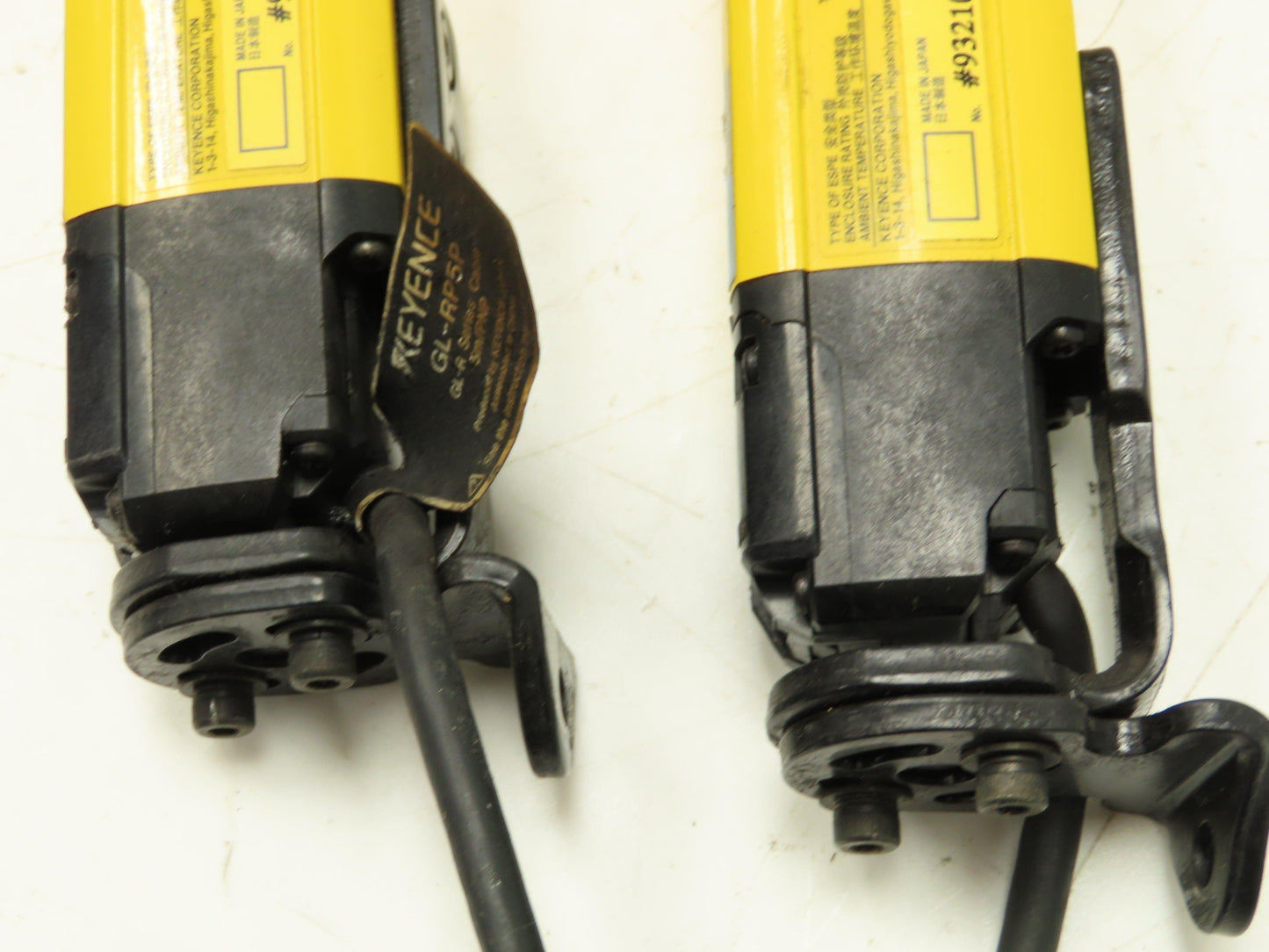 Keyence GL-R60H Safety Light Curtain Transmitter & Receiver Set 25mm 1180mm 15m