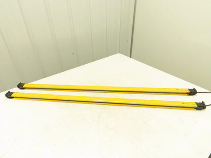 Keyence GL-R60H Safety Light Curtain Transmitter & Receiver Set 25mm 1180mm 15m