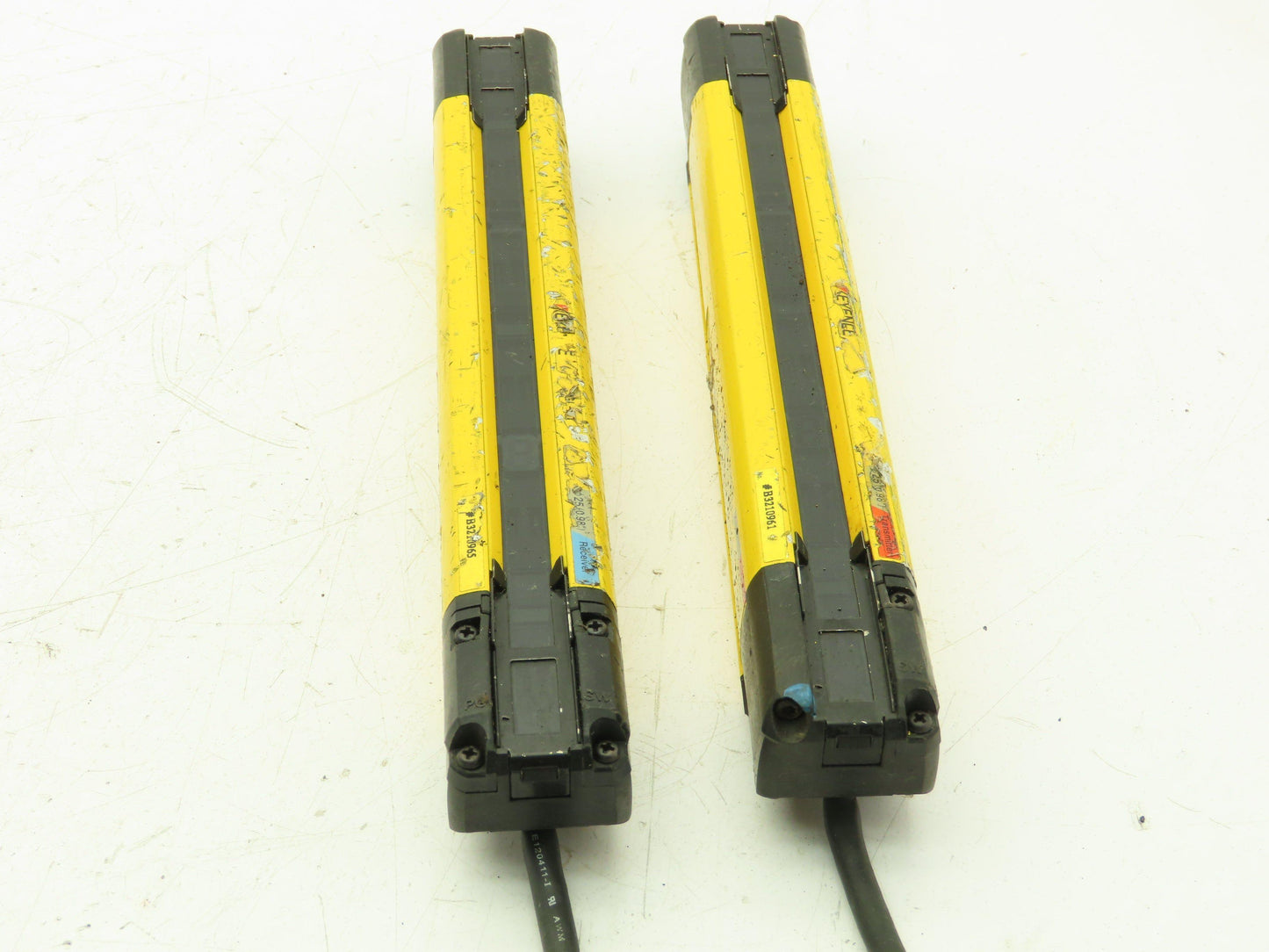 Keyence GL-R12H Safety Light Curtain Transmitter & Receiver Set 25mm x 220mm 15m