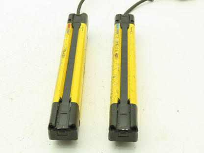 Keyence GL-R12H Safety Light Curtain Transmitter & Receiver Set 25mm x 220mm 15m