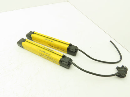 Keyence GL-R12H Safety Light Curtain Transmitter & Receiver Set 25mm x 220mm 15m