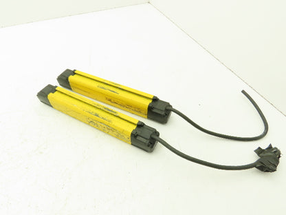 Keyence GL-R12H Safety Light Curtain Transmitter & Receiver Set 25mm x 220mm 15m