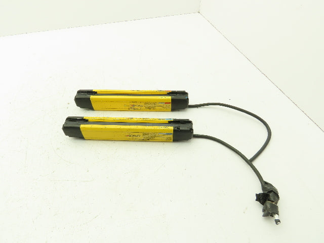 Keyence GL-R12H Safety Light Curtain Transmitter & Receiver Set 25mm x 220mm 15m