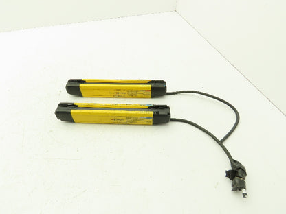 Keyence GL-R12H Safety Light Curtain Transmitter & Receiver Set 25mm x 220mm 15m