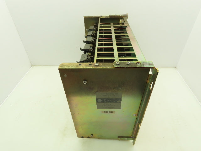 Allen Bradley 1771-A3B 12 Slot I/O Chassis 5V Backplane 24A @ 5.25 VDC Max
