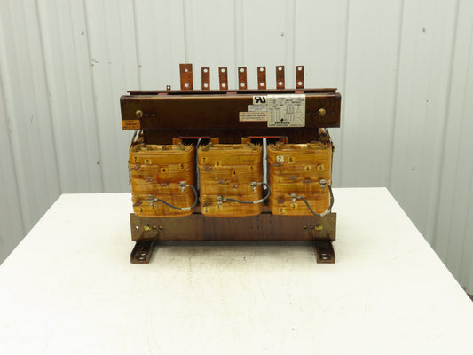 Emerson A50C Dry Type Transformer 50 KVA 480V 3PH 208/120V 150°C Open Core