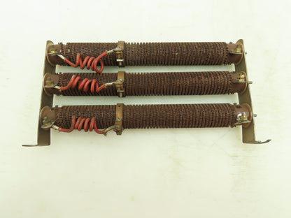 Memcor ARR420-50 Wirewound Tube Resistor 420W 50 Ohm Chassis Rack Mount Set of 3