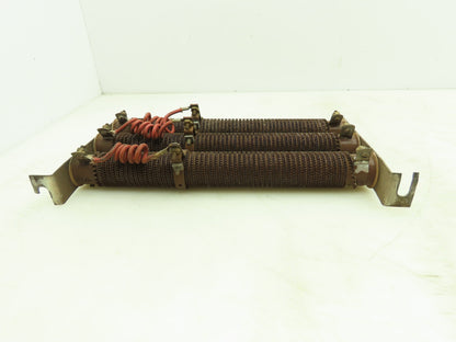 Memcor ARR420-50 Wirewound Tube Resistor 420W 50 Ohm Chassis Rack Mount Set of 3