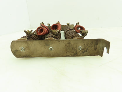 Memcor ARR420-50 Wirewound Tube Resistor 420W 50 Ohm Chassis Rack Mount Set of 3