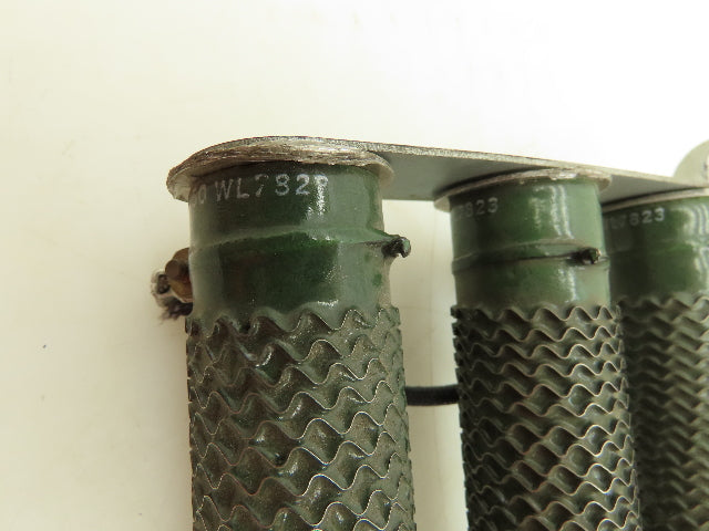 D50 WL7823 Wirewound Ceramic Tube Resistor 50 Ohms Chassis Rack Mount Set of 3