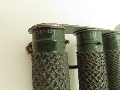 D50 WL7823 Wirewound Ceramic Tube Resistor 50 Ohms Chassis Rack Mount Set of 3