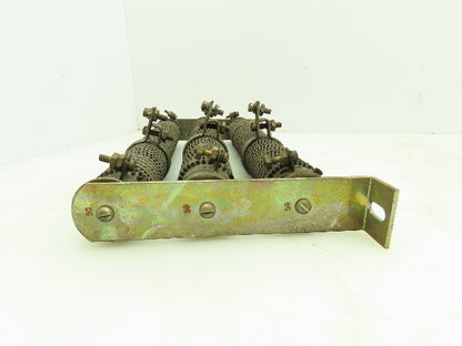 WL D50 Wirewound Ceramic Tube Resistor 50 Ohms Chassis Rack Mount Set of 3