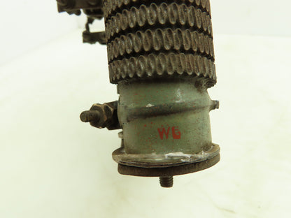 WL D50 Wirewound Ceramic Tube Resistor 50 Ohms Chassis Rack Mount Set of 3