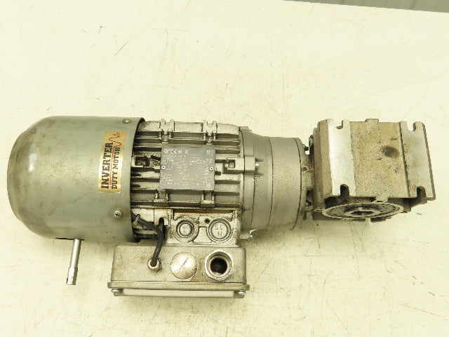Nord SK1SIS50-IEC80-80L/4  10:1 Gearmotor 1Hp 460V 165rpm 1"Hollow Shaft w/Brake