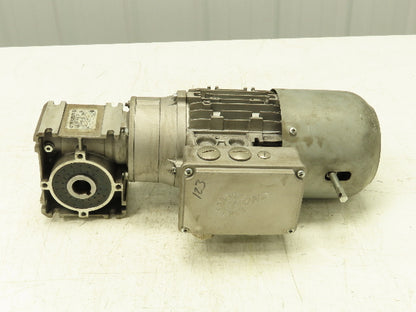 Nord SK1SIS50-IEC80-80L/4  10:1 Gearmotor 1Hp 460V 165rpm 1"Hollow Shaft w/Brake