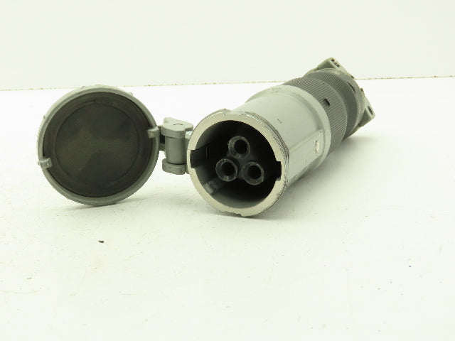 Hubbell HBL360CS2W Pin Sleeve Female Cord End 60A 2 Pole 3 Wire 600V Watertight