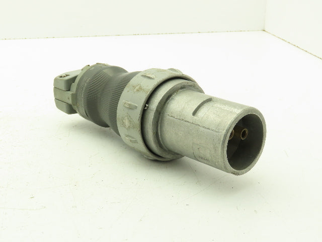 Hubbell HBL360PS2W Pin Sleeve Male Plug 2P3W 600V 60 Amp 2 Pole 3 Wire