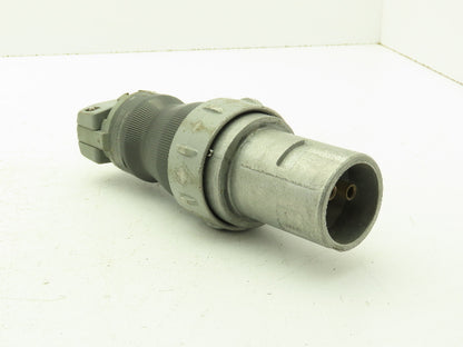 Hubbell HBL360PS2W Pin Sleeve Male Plug 2P3W 600V 60 Amp 2 Pole 3 Wire