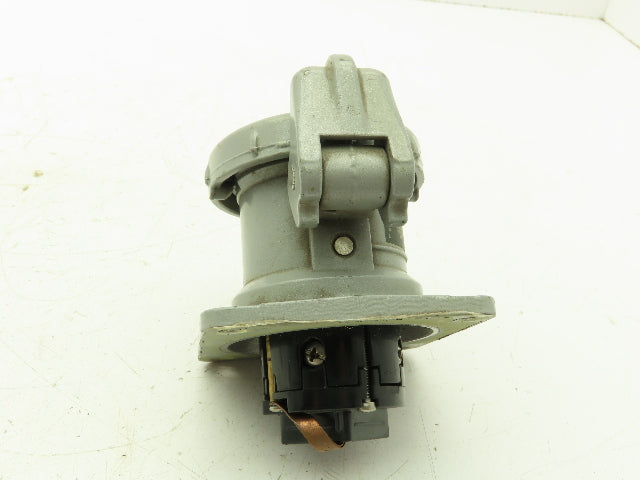 Hubbell HBL430RS2W Pin Sleeve Receptacle 30A 600VAC 3 Pole Broken Plastic