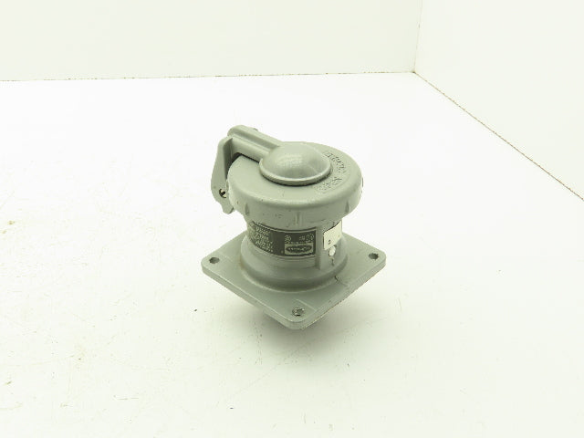 Hubbell HBL430RS2W Pin Sleeve Receptacle 30A 600VAC 3 Pole Broken Plastic
