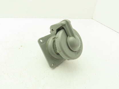 Hubbell HBL430RS2W Pin Sleeve Receptacle 30A 600VAC 3 Pole Broken Plastic