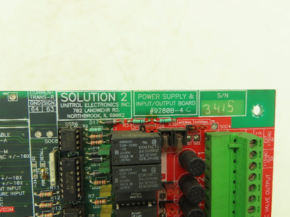 Unitrol 9280B-4 Power Supply Input/ Output Board