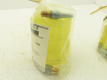 Parker A0412-MC4-ML4-R Fast-Stor Nylon Coiled Air Hose 1/4" ID x 9'  Lot of 2