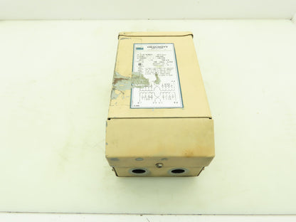 Emerson HS1F750B Hevi-Duty Transformer 0.75 KVA 1PH HV 240/480V LV 120/240V